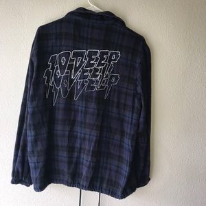 10 Deep long sleeve flannel
